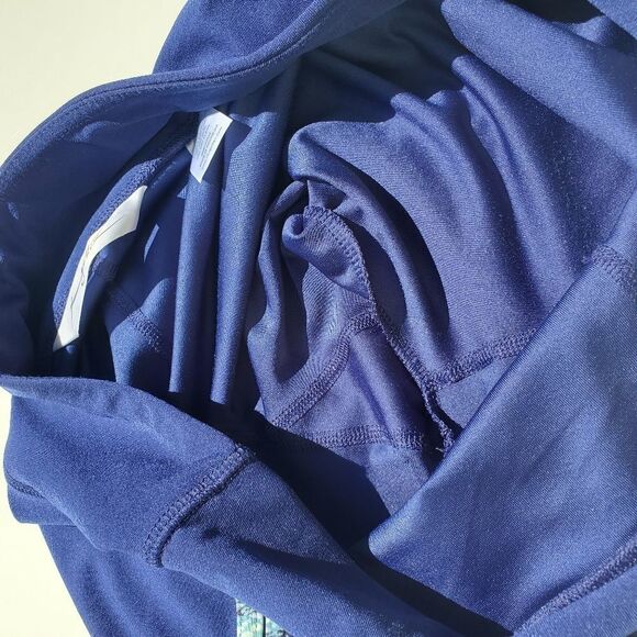 XL GOTTEX BLUE TROPICAL MESH LEGGINGS YOGA PANTS EXTRA LARGE - Picture 12 of 13